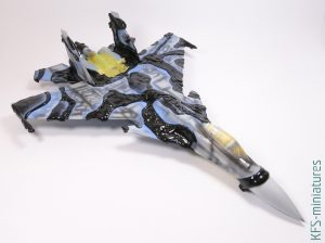 1/48 Su-33 Flanker-D - Minibase - Budowa