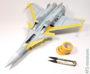 1/48 Su-33 Flanker-D - Minibase - Budowa