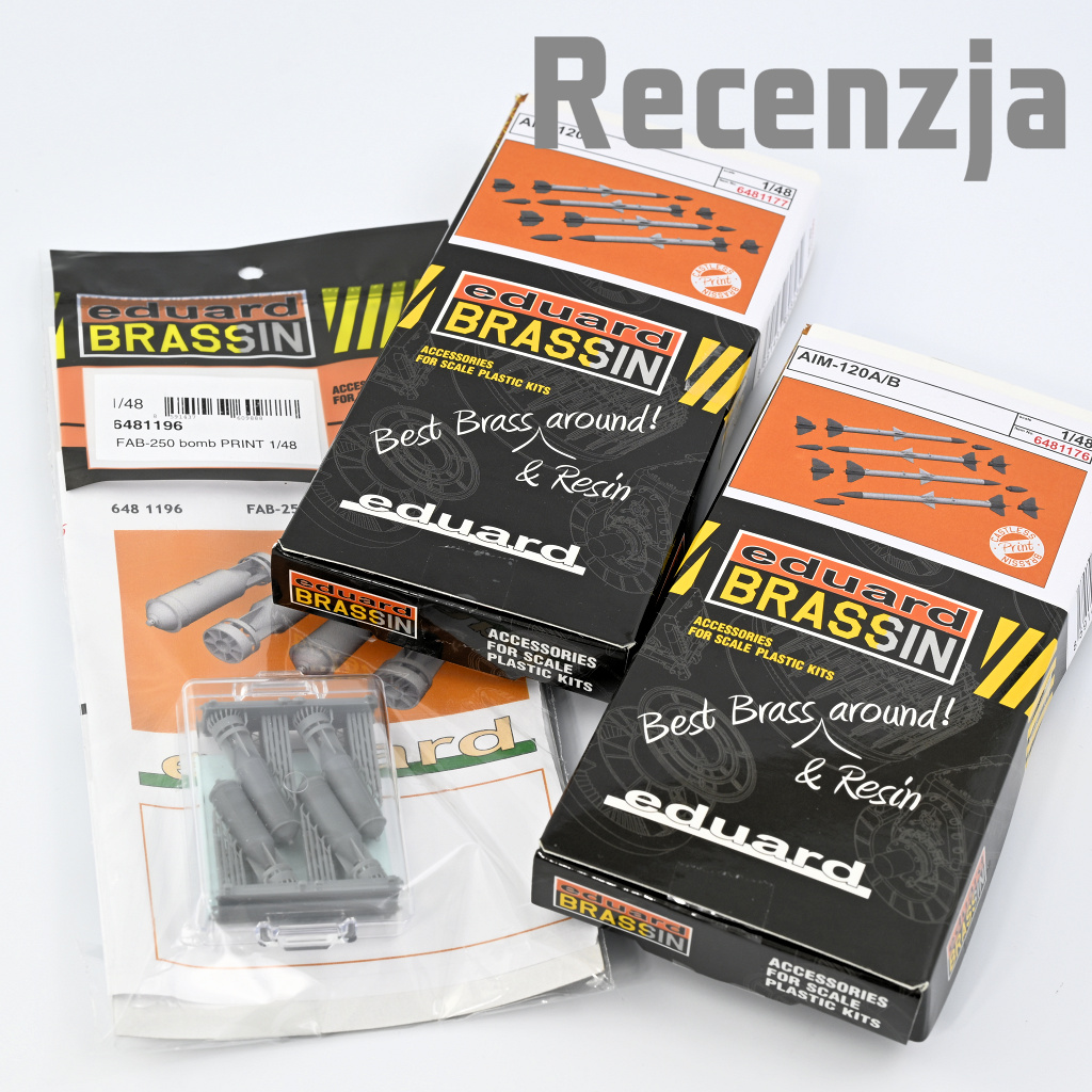 Nowe uzbrojenie lotnicze w skali 1/48 – Eduard