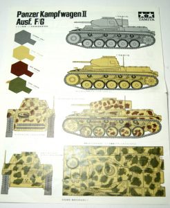 1/35 Panzerkampfwagen II Ausf. F/G - Tamiya