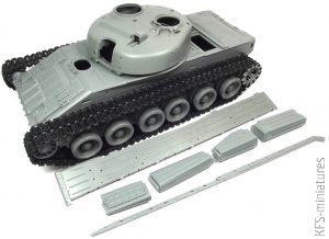 1/35 T-80U Main Battle Tank RPG-MODEL - Budowa