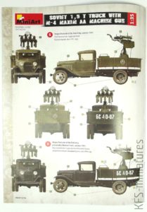 1/35 Soviet 1,5 t. Truck w/ M-4 Maxim AA Machine Gun - MiniArt