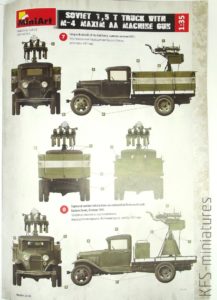 1/35 Soviet 1,5 t. Truck w/ M-4 Maxim AA Machine Gun - MiniArt