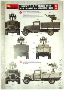 1/35 Soviet 1,5 t. Truck w/ M-4 Maxim AA Machine Gun - MiniArt