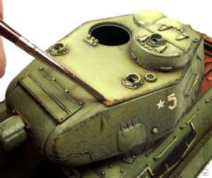 1/35 T-34-85 with Soviet Tank Riders - malowanie