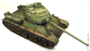 1/35 T-34-85 with Soviet Tank Riders - malowanie