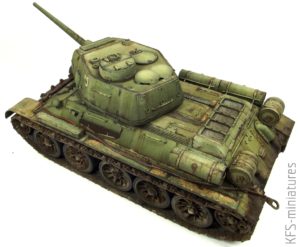 1/35 T-34-85 with Soviet Tank Riders - malowanie