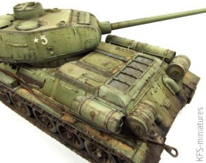 1/35 T-34-85 with Soviet Tank Riders - malowanie