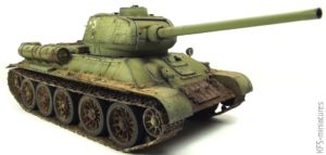 1/35 T-34-85 with Soviet Tank Riders - malowanie