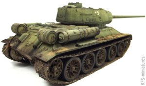 1/35 T-34-85 with Soviet Tank Riders - malowanie