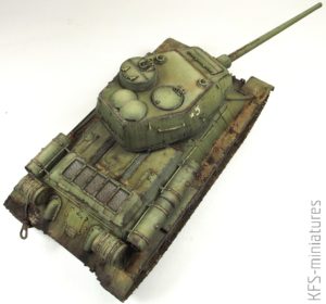 1/35 T-34-85 with Soviet Tank Riders - malowanie