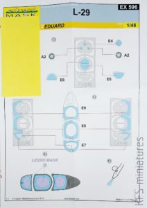 1/48 L-29 Delfin - Maski - Eduard