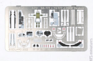 1/72 Saab 35ÖE/35FS - Draken - Hobby 2000 + dodatki EDUARD