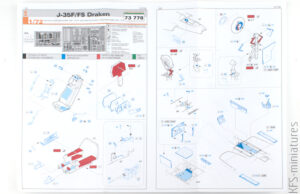 1/72 Saab 35ÖE/35FS - Draken - Hobby 2000 + dodatki EDUARD