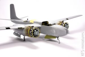 1/48 B-26B-50 Invader - ICM - Budowa cz.2