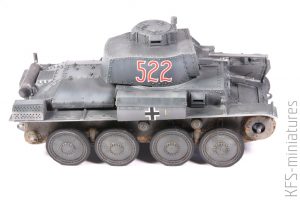 1/35 Pz.Kpfw.38(t) Ausf. E/F – Tamiya – budowa cz. 2
