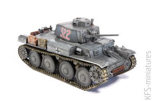 1/35 Pz.Kpfw.38(t) Ausf. E/F – Tamiya – budowa cz. 2