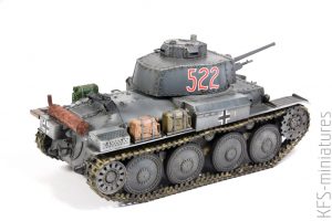 1/35 Pz.Kpfw.38(t) Ausf. E/F – Tamiya – budowa cz. 2