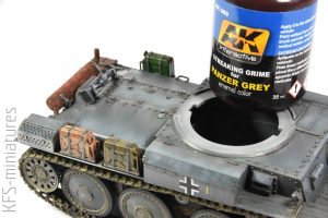 1/35 Pz.Kpfw.38(t) Ausf. E/F – Tamiya – budowa cz. 2