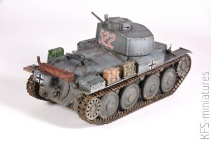 1/35 Pz.Kpfw.38(t) Ausf. E/F – Tamiya – budowa cz. 2