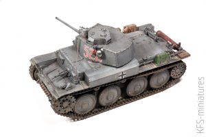 1/35 Pz.Kpfw.38(t) Ausf. E/F – Tamiya – budowa cz. 2