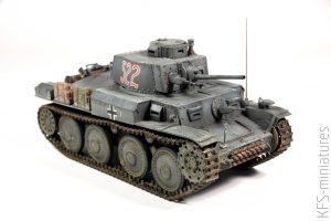 1/35 Pz.Kpfw.38(t) Ausf. E/F – Tamiya – budowa cz. 2