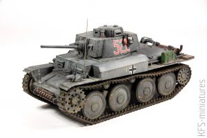 1/35 Pz.Kpfw.38(t) Ausf. E/F – Tamiya – budowa cz. 2