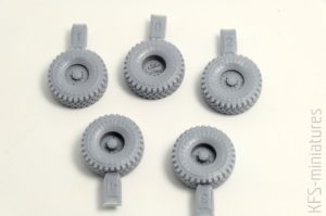 1/72 U.S M977 HEMTT XZL Wheel set-sagged