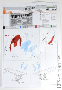 1/48 Hs 129B - Dodatki do modelu Hasegawa/Hobby2000 - Eduard