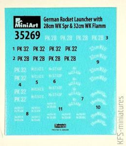 1/35 German Rocket Launcher with 28 cm WK SPR & 32 cm WK FLAMM - MiniArt