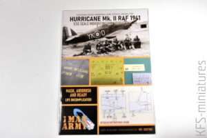 1/32 Hurricane Mk. II RAF 1941 - Airbrush Masks - 1ManArmy