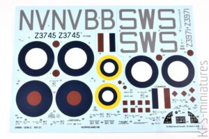 1/32 Hurricane Mk. II RAF 1941 - Airbrush Masks - 1ManArmy