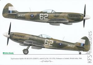 Sweet Fourteens - Spitfire FR Mk.XIVe - EXITO Decals