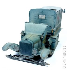 1/35 Model T 1917 Ambulance (early) – Budowa