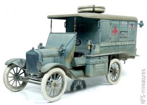 1/35 Model T 1917 Ambulance (early) – Budowa