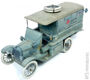 1/35 Model T 1917 Ambulance (early) – Budowa