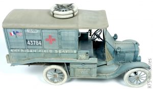 1/35 Model T 1917 Ambulance (early) – Budowa