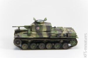 1/72 Type 1 Chi-he Japanese medium tank - malowanie z Hataka Orange cz. 2