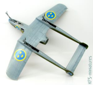 1/48 SAAB J 21A-3 - Budowa cz.2