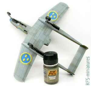 1/48 SAAB J 21A-3 - Budowa cz.2