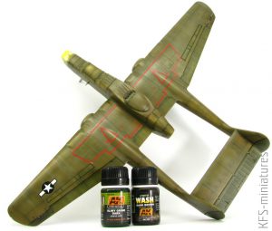 1/48 P-61A Dirty Widow – Budowa cz.2