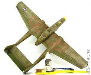 1/48 P-61A Dirty Widow – Budowa cz.2