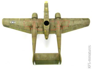 1/48 P-61A Dirty Widow – Budowa cz.2