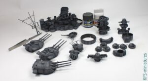 1/350 Yamato - Very Fire - Budowa cz.2