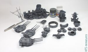 1/350 Yamato - Very Fire - Budowa cz.2