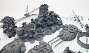 1/350 Yamato - Very Fire - Budowa cz.2