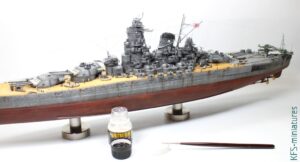 1/350 Yamato - Very Fire - Budowa cz.2