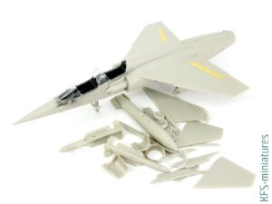 1/48 Mirage F.1B - KittyHawk - Budowa