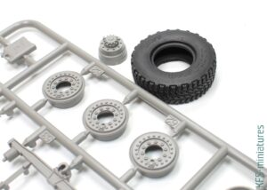 1/35 HIMARS Sagged Wheel Set - ScaleX 1/35 HIMARS Sagged Wheel Set - ScaleX