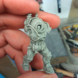 35mm Steam Powered Armoured Suit Mk.III - BlackSun Miniatures